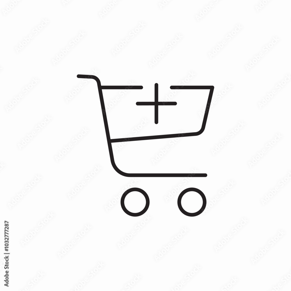 add to cart icon sign vector add to cart icon sign vector