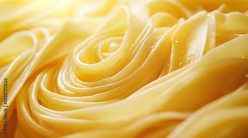 Delicious Spaghetti Carbonara Arranged in a Circular Pattern from a Top-Down Perspective, highlighting Curves Delicious Spaghetti Carbonara Arranged in a Circular Pattern from a Top-Down Perspective, highlighting Curves
