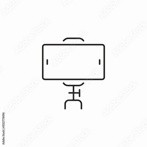 monopod for phone icon sign vector