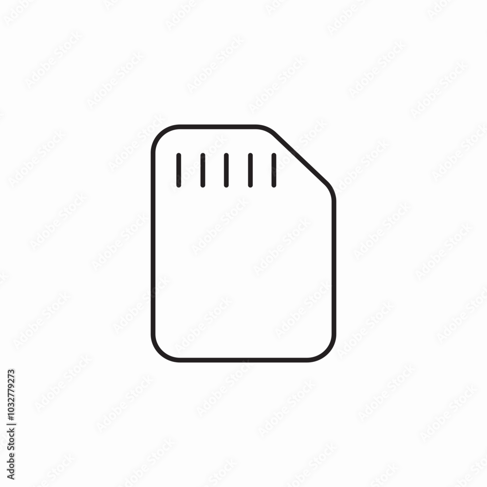 sd card icon sign vector sd card icon sign vector