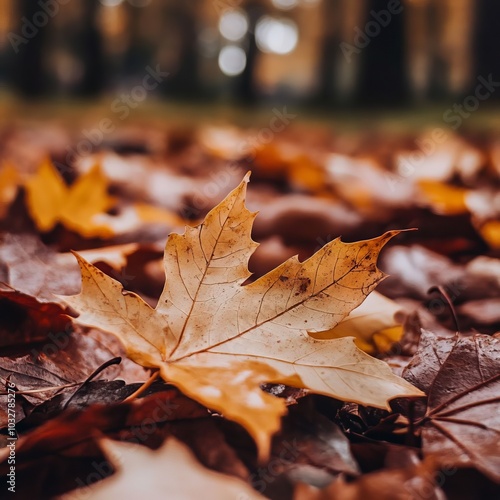 autumn leaves webpage banner image