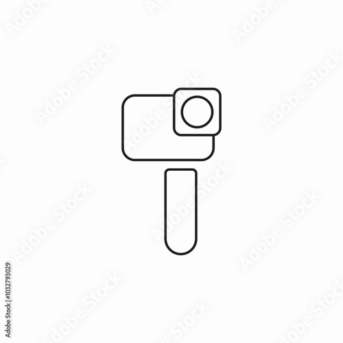 handle tripod icon sign vector