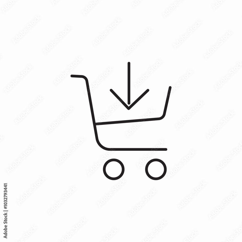 online shopping cart icon sign vector online shopping cart icon sign vector