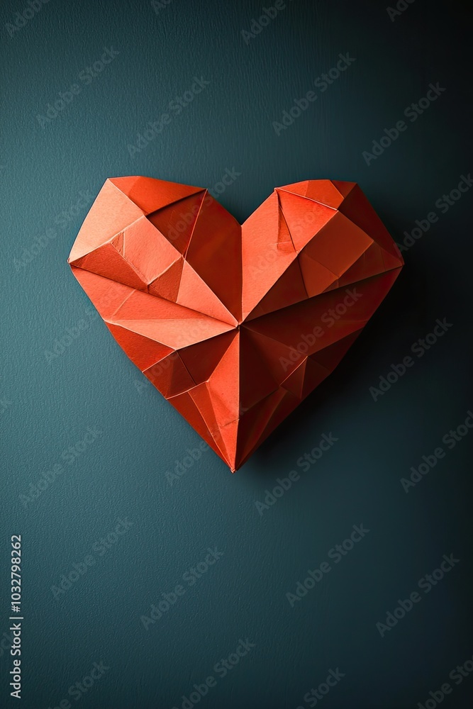 paper heart top view. Selective focus paper heart top view. Selective focus
