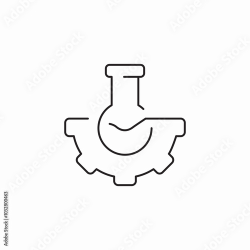chemical engineering icon sign vector