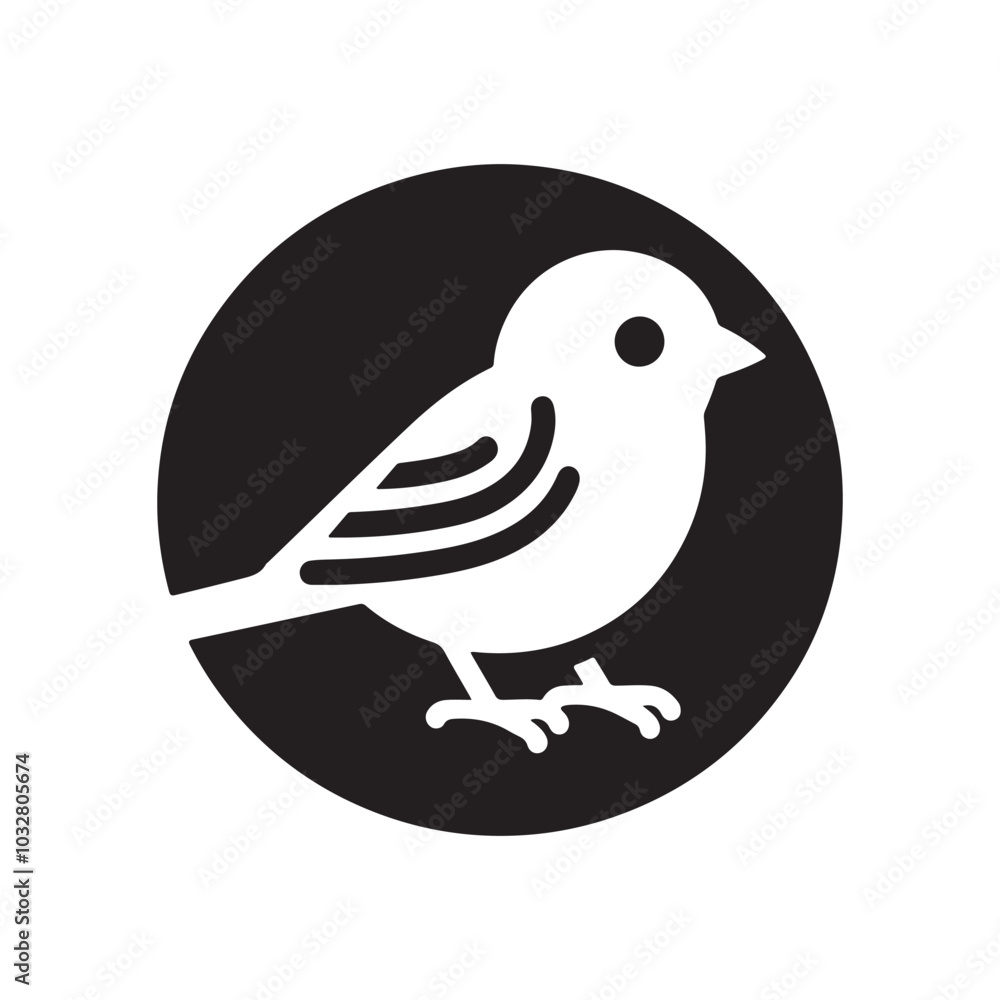Stunning Finch Silhouette Vector Icons - Ready for Instant Download Stunning Finch Silhouette Vector Icons - Ready for Instant Download