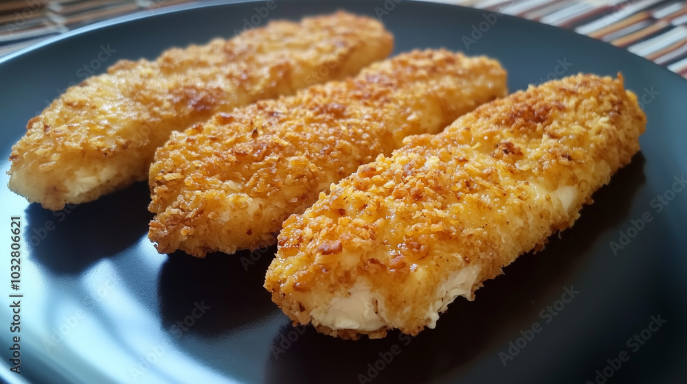 Fingers de Pollo con Panko y Mayonesa de Kimchi Fingers de Pollo con Panko y Mayonesa de Kimchi