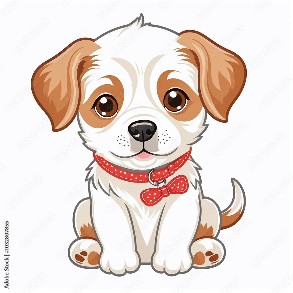 cute puppy on white background, applique for kids t-shirts. cute puppy on white background, applique for kids t-shirts.