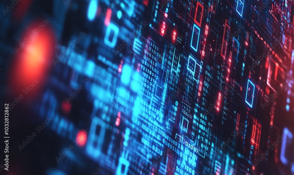 Abstract digital data background. Art can be used in the description of network abilities, technological processes, digital storages, science, education, etc Abstract digital data background. Art can be used in the description of network abilities, technological processes, digital storages, science, education, etc