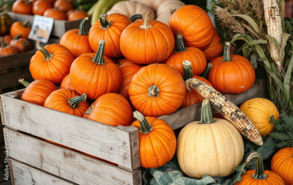 Farm Fresh Pumpkins on Display Farm Fresh Pumpkins on Display