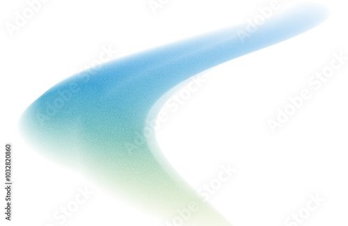 Teal blue green color grainy boomerang angle with multi gradients png