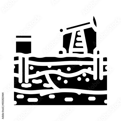 enhanced recovery eor glyph icon vector. enhanced recovery eor sign. isolated symbol illustration