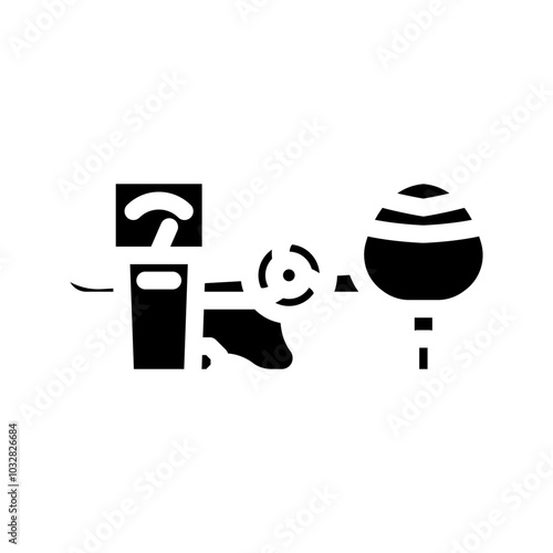 jet fuel oil industry glyph icon vector. jet fuel oil industry sign. isolated symbol illustration