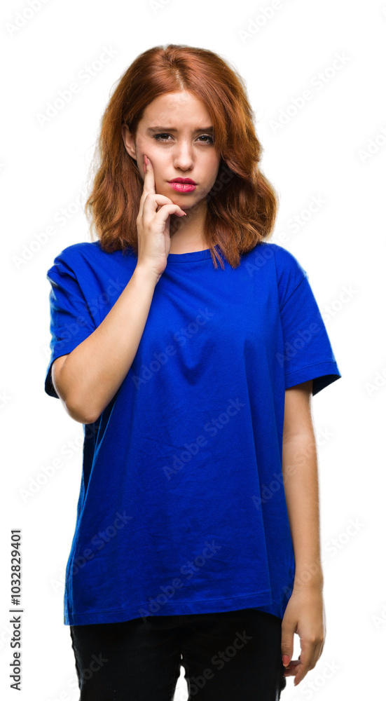 Young beautiful woman over isolated background touching mouth with hand with painful expression because of toothache or dental illness on teeth. Dentist concept. Young beautiful woman over isolated background touching mouth with hand with painful expression because of toothache or dental illness on teeth. Dentist concept.