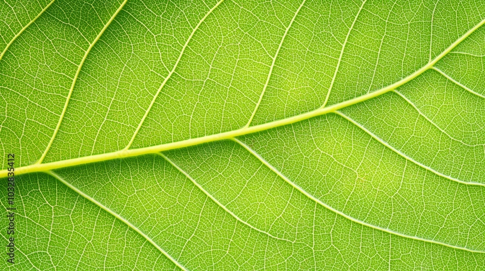 Intricate Details of a Sunlit Green Leaf - Extreme Macro Photography Intricate Details of a Sunlit Green Leaf - Extreme Macro Photography