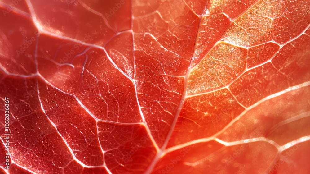 Macro Close-Up of Grape Leaf Showing Veins, Serrated Edges, and Textures - Detailed Botanical Background Macro Close-Up of Grape Leaf Showing Veins, Serrated Edges, and Textures - Detailed Botanical Background