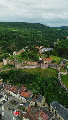 drone photo France castle europe