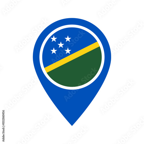 Free Download Solomon Islands flag location icon - GFXLoad