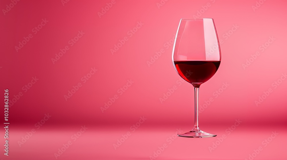 A glass of wine with a simple retro background. A glass of wine with a simple retro background.