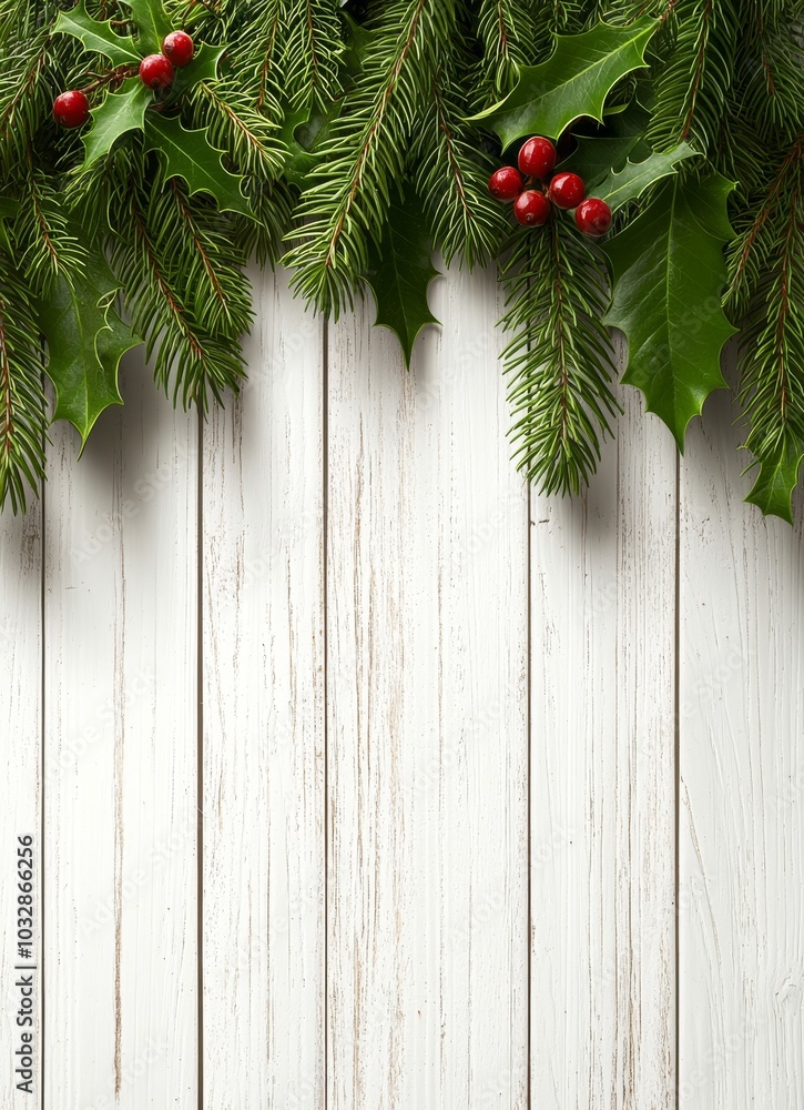 With fir branches, this is a Christmas and New Year background With fir branches, this is a Christmas and New Year background