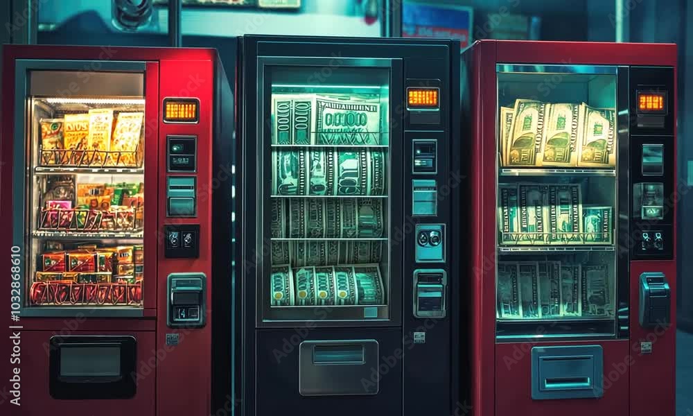 Vending Machines Full of Money Vending Machines Full of Money