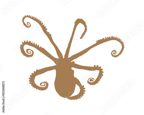 insect vector octopus is very very bewautiful. photo