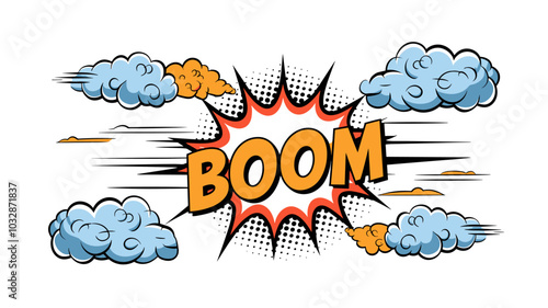 Cartoon smoke clouds, white speed trail, comic book boom effect. Steam or dust, flow mist, puff, smog or haze isolated design elements. Steaming fire or fog motion, fume Vector illustration, icons set