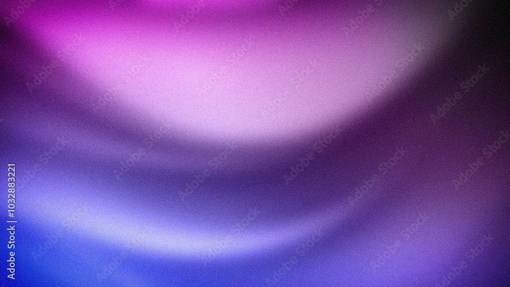 Fototapeta premium A vibrant gradient featuring shades of purple, pink, and blue with a grainy texture. Ideal for modern backgrounds, wallpapers, and digital art projects