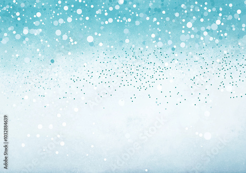 Wallpaper Mural White background with light blue bokeh dots, a vector abstract. AI generation Torontodigital.ca