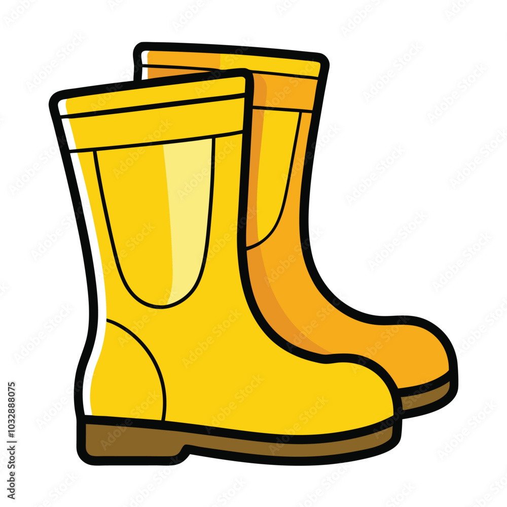 rubber boots isolated on white rubber boots isolated on white