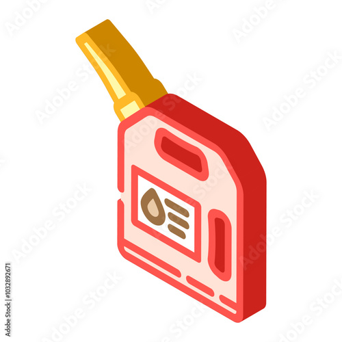gasoline oil industry isometric icon vector. gasoline oil industry sign. isolated symbol illustration