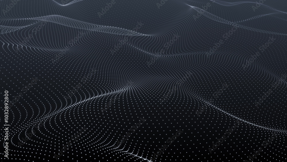 An exploration of Abstract Particle Flow within the concept of Dark Space and its allure An exploration of Abstract Particle Flow within the concept of Dark Space and its allure