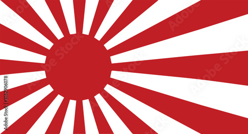Rising Sun Flag Imperial Japanese Army Naval Ensign Suitable for history education