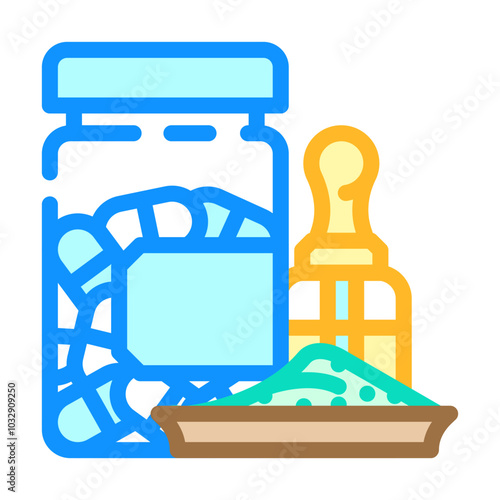 ayurvedic supplements ayurveda color icon vector. ayurvedic supplements ayurveda sign. isolated symbol illustration