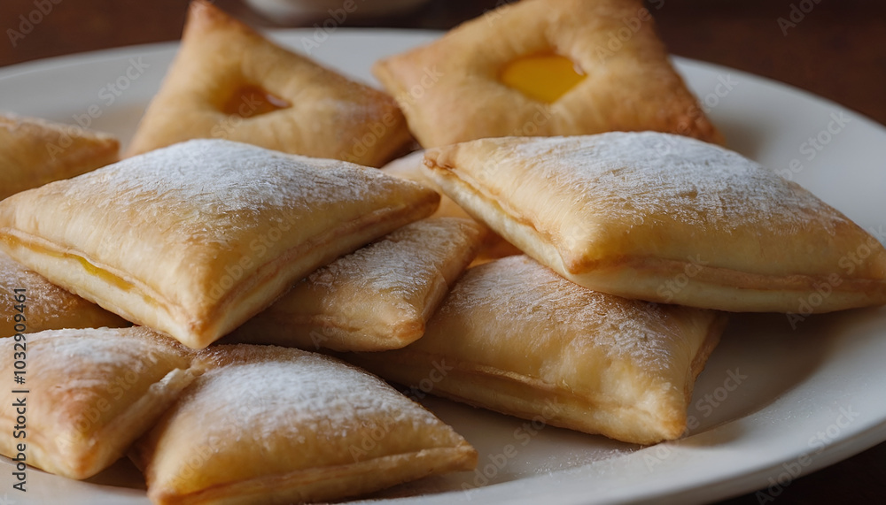 sopapillas with honey on a plate sopapillas with honey on a plate