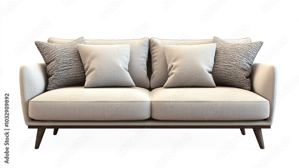 white sofa isolated on white white sofa isolated on white