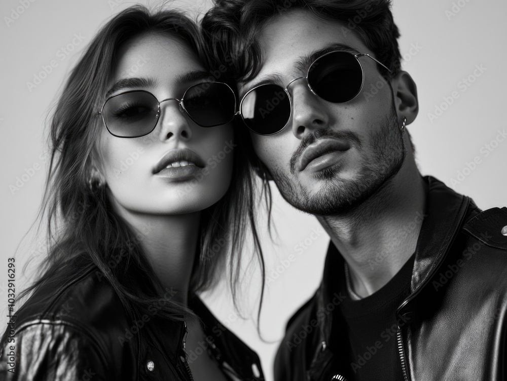 Modern Fashionable Couple Modern Fashionable Couple