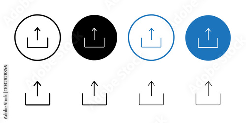 Export icon Flat fill set collection