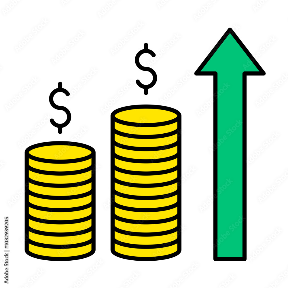 Investment Icon, Bussines strategy, Money Investment Icon, Bussines strategy, Money