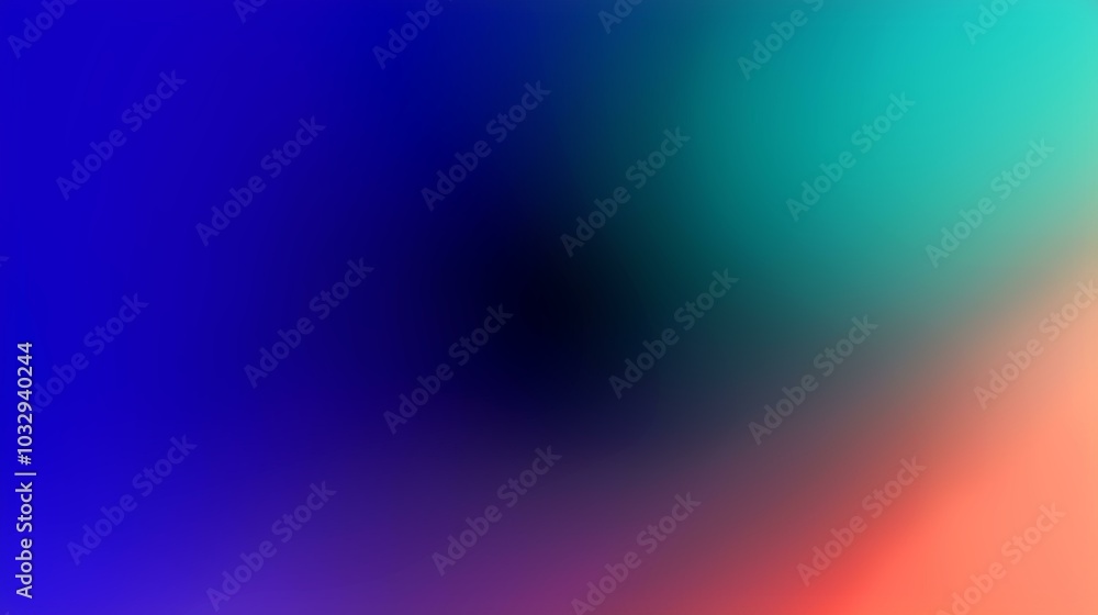 Fototapeta premium Vibrant gradient blur background with smooth color transitions.