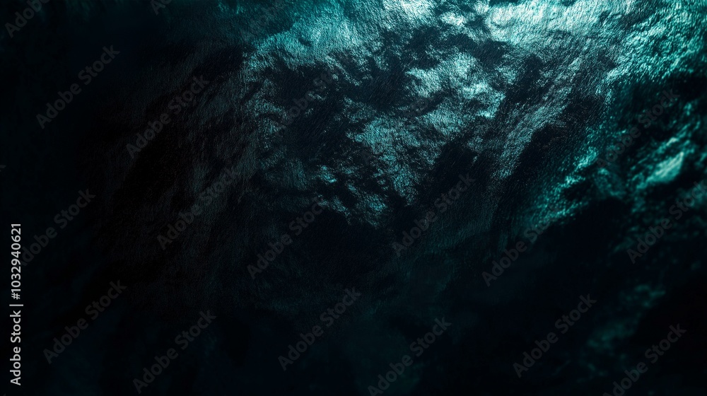 Dark ocean surface illuminated by moonlight creating mysterious patterns. Dark ocean surface illuminated by moonlight creating mysterious patterns.