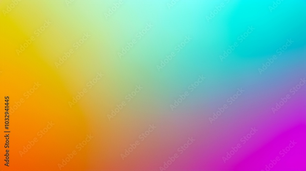Obraz premium Vibrant rainbow gradient background with soft blending colors.