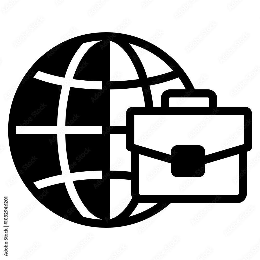 Global business icon Global business icon