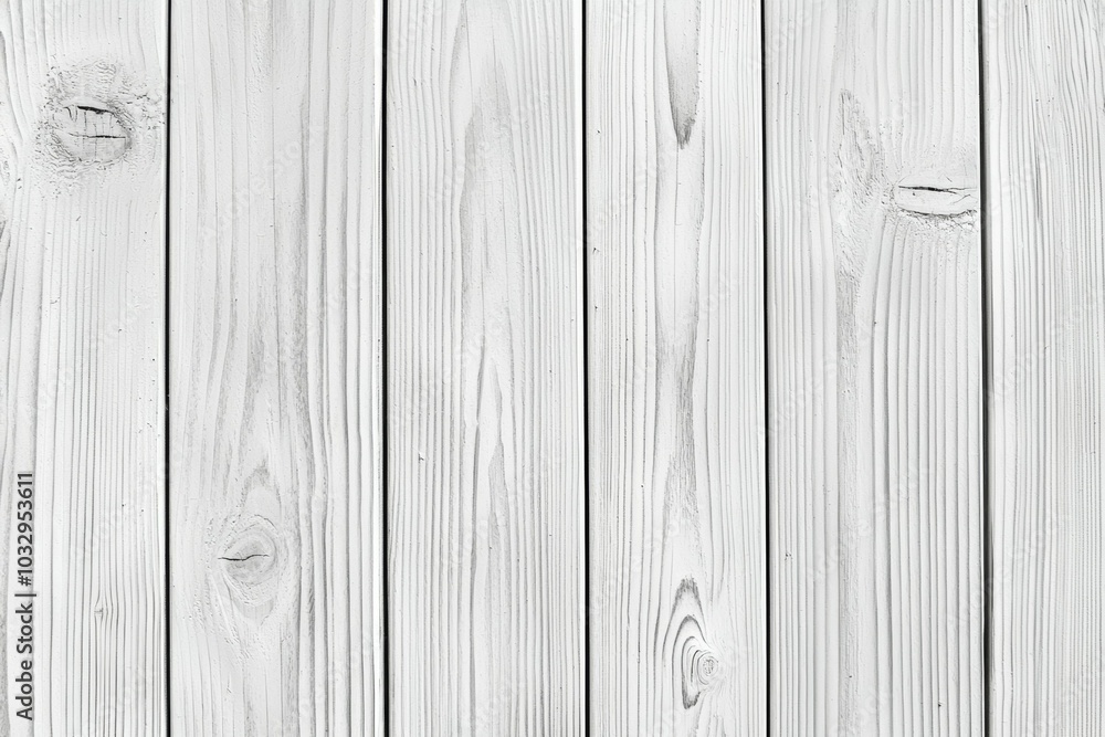 A white wooden background with a few brown spots A white wooden background with a few brown spots