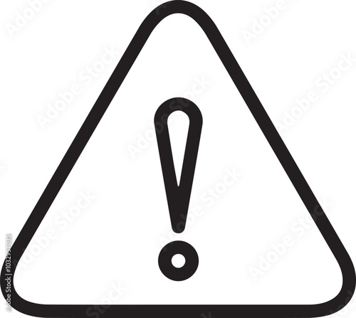 Warning signal icon symbol vector image
