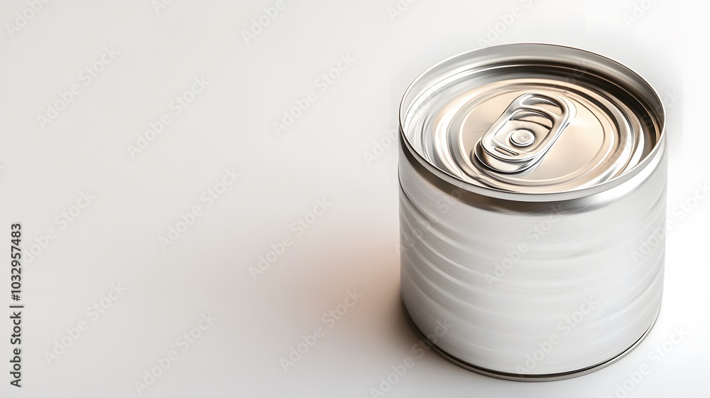 metal cans on a white background. metal cans on a white background.