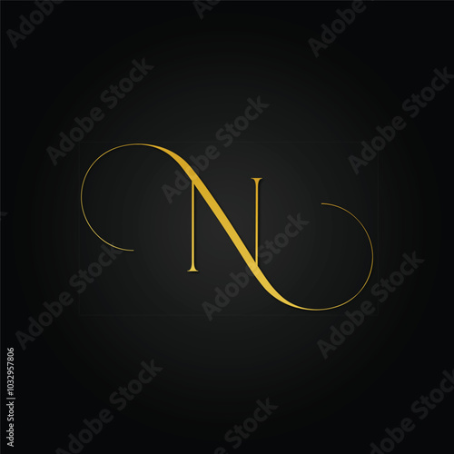 N letter logo