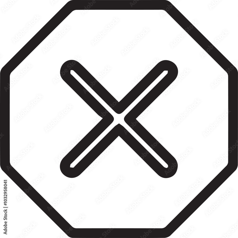 Warning signal icon symbol vector image
Warning signal icon symbol vector image