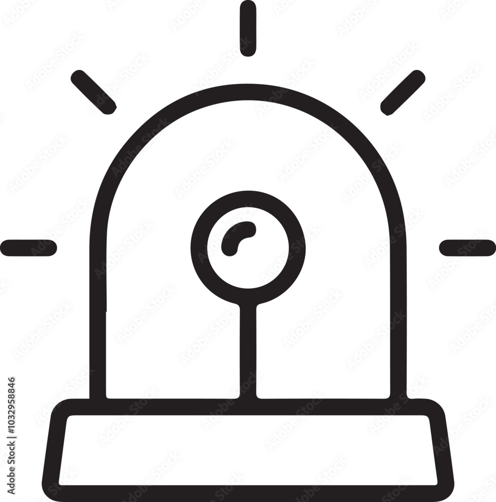 Warning signal icon symbol vector image
Warning signal icon symbol vector image