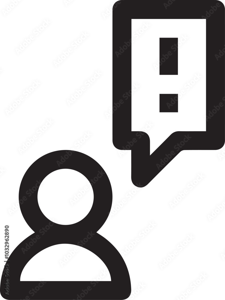 Warning signal icon symbol vector image
Warning signal icon symbol vector image